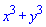 x^3+y^3