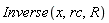 Inverse(x, rc, R)