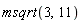 msqrt(3, 11)