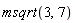 msqrt(3, 7)