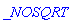 _NOSQRT