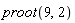 proot(9, 2)