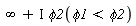 infinity+I*phi2(phi1 < phi2)