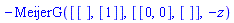 -MeijerG([[], [1]], [[0, 0], []], -z)