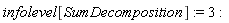 infolevel[SumDecomposition] := 3