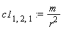 c1[1, 2, 1] := m/r^2