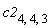 c2[4, 4, 3]