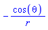 -cos(theta)/r