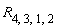 R[4, 3, 1, 2]