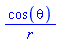 cos(theta)/r