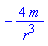 -4*m/r^3