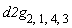 d2g[2, 1, 4, 3]