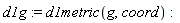 d1g := d1metric(g, coord)