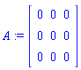 A := Array([[0, 0, 0], [0, 0, 0], [0, 0, 0]])