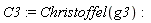 C3 := Christoffel(g3)
