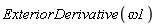 ExteriorDerivative(omega1)