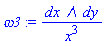 _DG([["form", M, 2], [[[1, 2], 1/x^3]]])