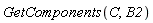 GetComponents(C, B2)