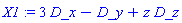 _DG([["vector", M, []], [[[1], 3], [[2], -1], [[3], z]]])
