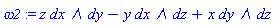 _DG([["form", E3, 2], [[[1, 2], z], [[1, 3], -y], [[2, 3], x]]])