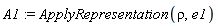 A1 := ApplyRepresentation(rho, e1)