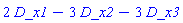 _DG([["vector", V, []], [[[1], 2], [[2], -3], [[3], -3]]])