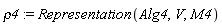 rho4 := Representation(Alg4, V, M4)