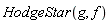 HodgeStar(g, f)