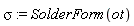 sigma := SolderForm(ot)