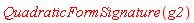 QuadraticFormSignature(g2)