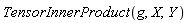 TensorInnerProduct(g, X, Y)