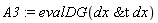 A3 := evalDG(`&t`(dx, dx))