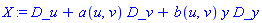 _DG([["vector", M, []], [[[1], 1], [[2], a(u, v)], [[4], b(u, v)*y]]])