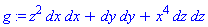 _DG([["tensor", M, [["cov_bas", "cov_bas"], []]], [[[1, 1], z^2], [[2, 2], 1], [[3, 3], x^4]]])