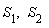 S[1], S[2]