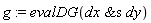 g := evalDG(`&s`(dx, dy))