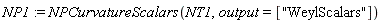 NP1 := NPCurvatureScalars(NT1, output = ["WeylScalars"])