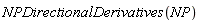 NPDirectionalDerivatives(NP)