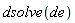 dsolve(de)