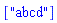["abcd"]