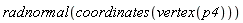 radnormal(coordinates(vertex(p4)))
