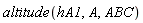 altitude(hA1, A, ABC)