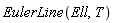 EulerLine(Ell, T)