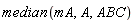 median(mA, A, ABC)