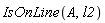 IsOnLine(A, l2)