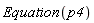 Equation(p4)