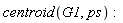 centroid(G1, ps)