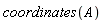 coordinates(A)