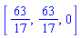 [63/17, 63/17, 0]