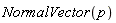 NormalVector(p)